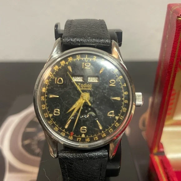 Zodiac Triple Date Moonphase Automatic